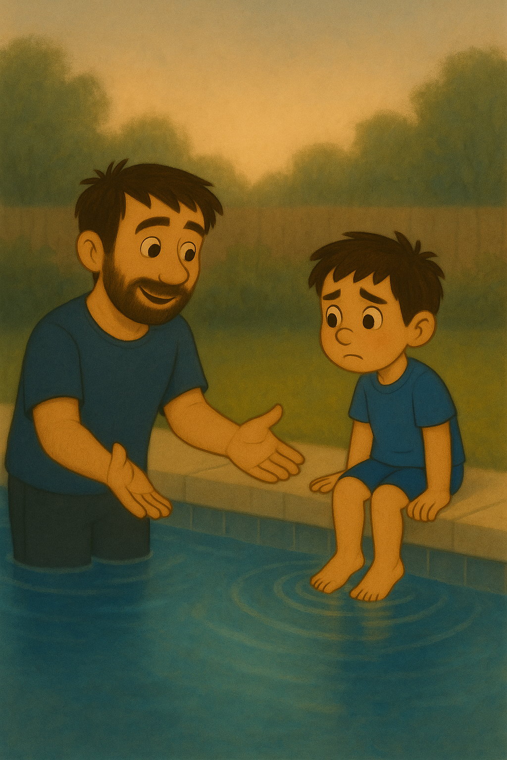 Primeiro Contato com a Piscina